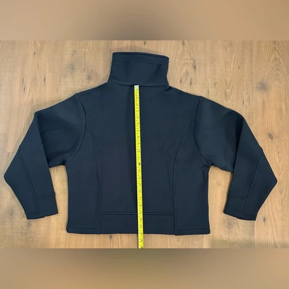 ZARA PIQUÉ ZIP-UP JACKET
Color: DARK NAVY * Size: XS-S - Picture 8 of 8